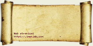 Mia Isaković vizit kartica